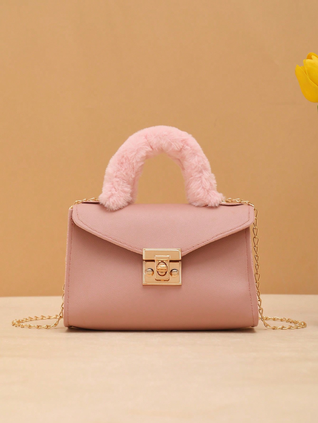 Small Shoulder bag/Faux Fur